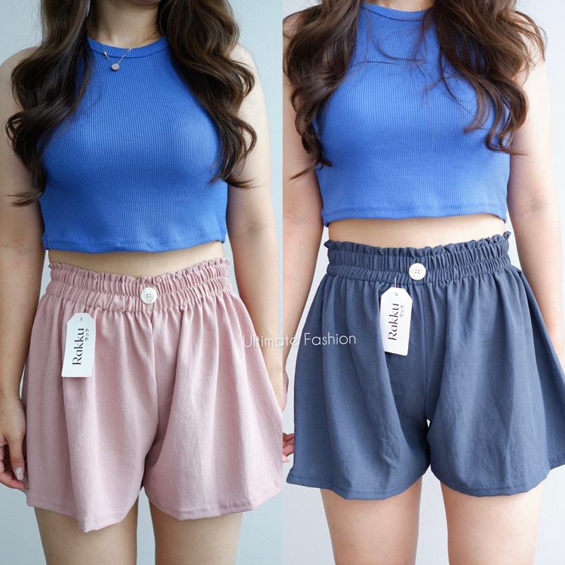 Caca Hot Pant - Short Pants Crinkle - Hotpant Celana Pendek Wanita