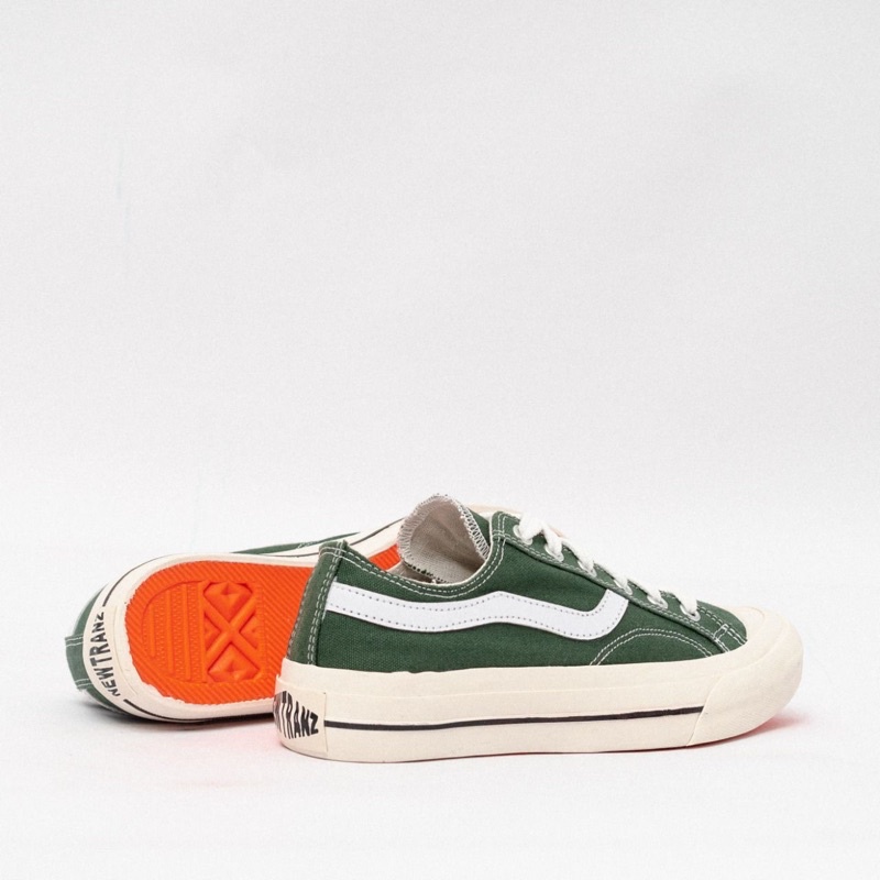 New Tranz - Sepatu Pria New Tranz Old Skool Series X1 Hijau Army