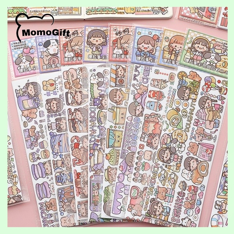 

(MOMO) Stiker Dekor Aesthetic Buku Jurnal Sticker DIY Panjang TLD70