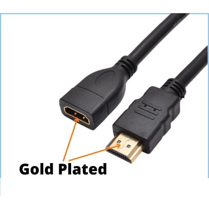 HDMI Extension 30CM MALE To FEMALE