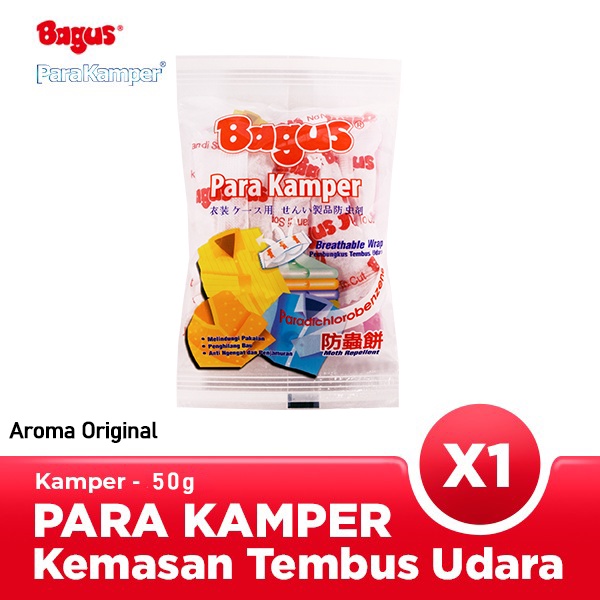 Ktmstore Bagus Para Kamper Pakaian Kapur Barus rak Lemari anti jamur 50 g