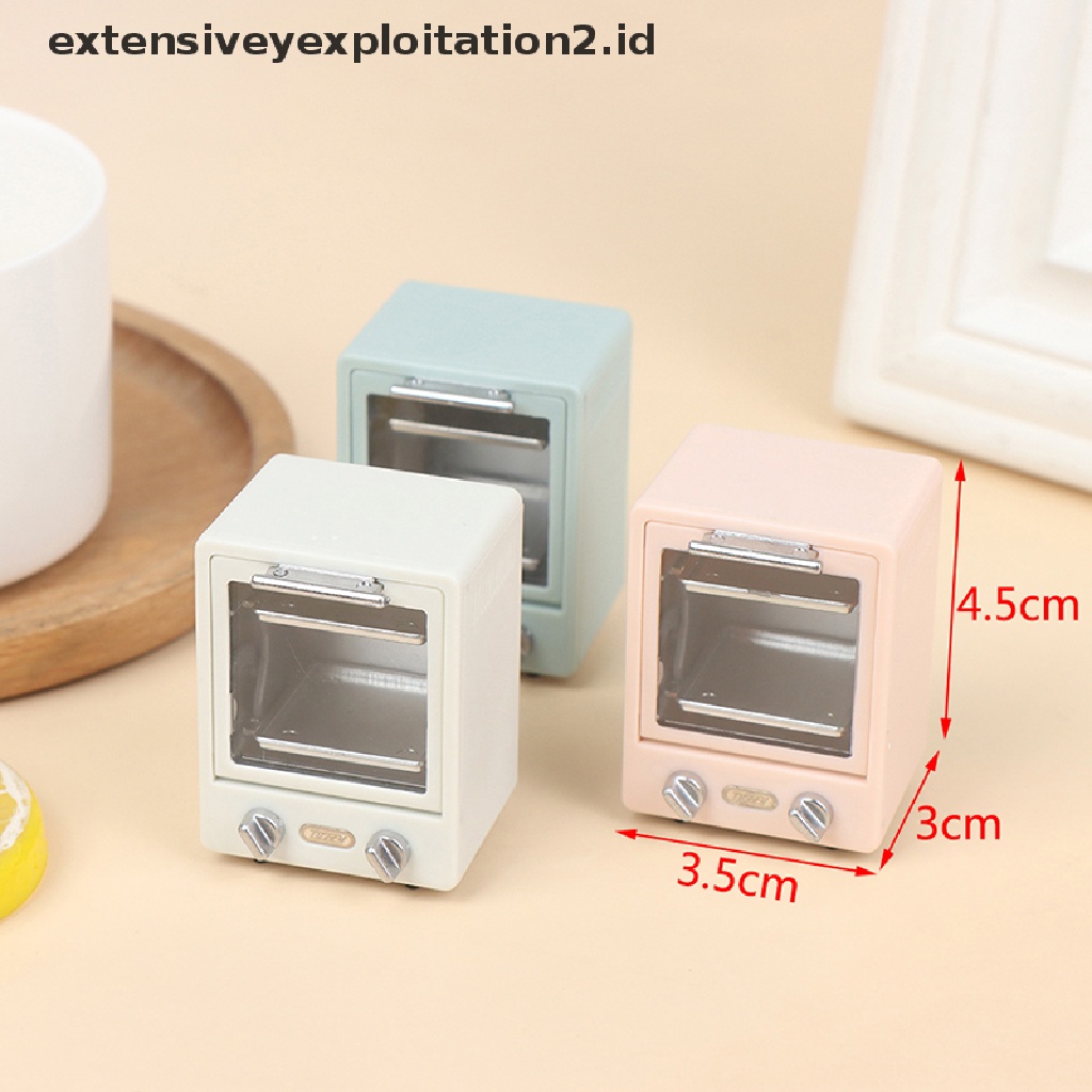 Mainan Miniatur Microwave Oven Vertikal Skala 1: 12 Untuk Dekorasi Rumah Boneka