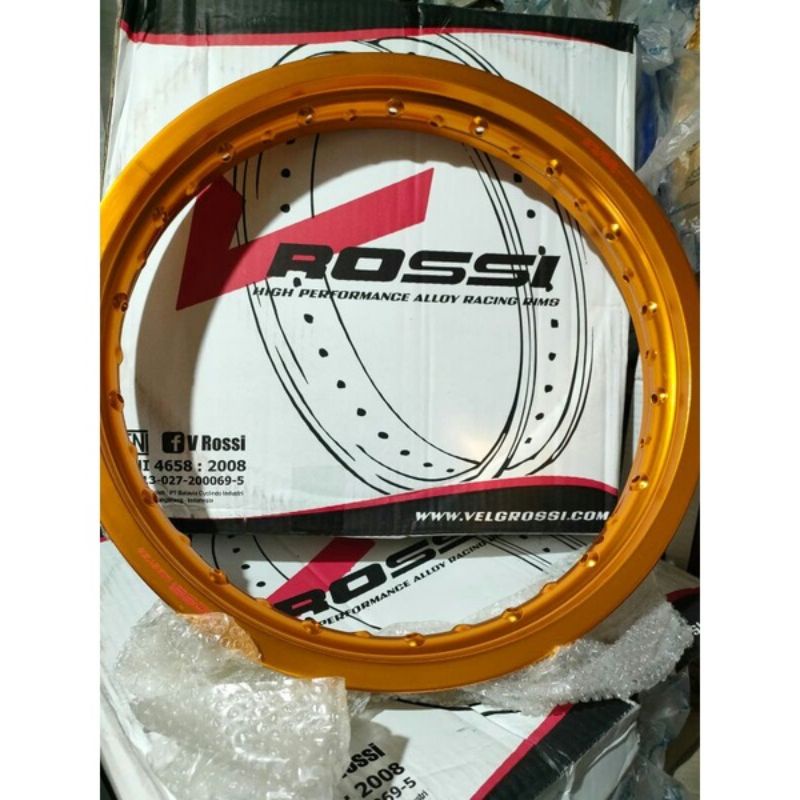 Velg Rossi Ring 17 Ukuran 185 Gold Type Wm