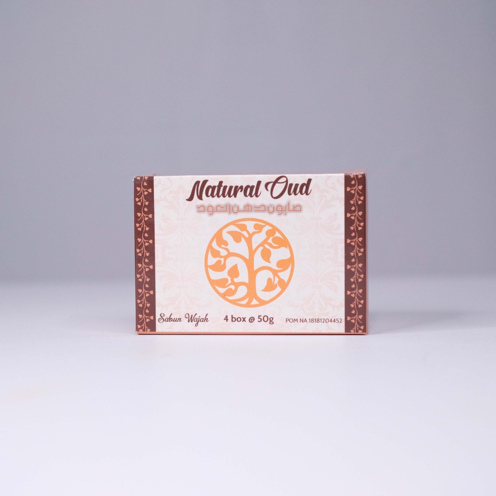 Natural Oud Sabun Pemutih Pembersih Wajah Muka Glowing Pria dan Wanita Semua Jenis Kulit BPOM Original Beli 3 Gartis 1