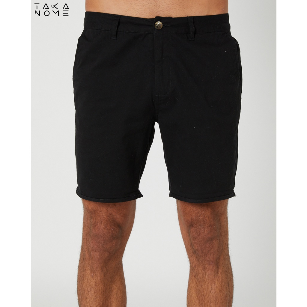 Chino Stretch Shorts Pants Pria Celana Pendek Pria Takanome - Black
