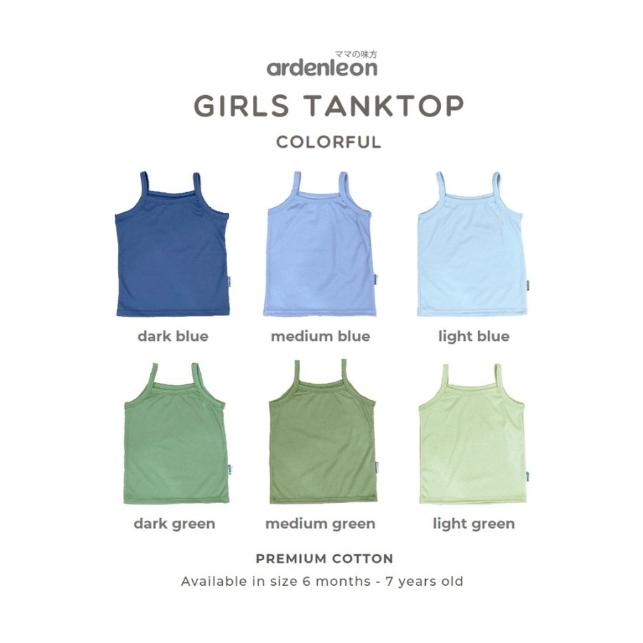 Ardenleon Girls Tanktop 3.0 Colorful | SInglet Anak