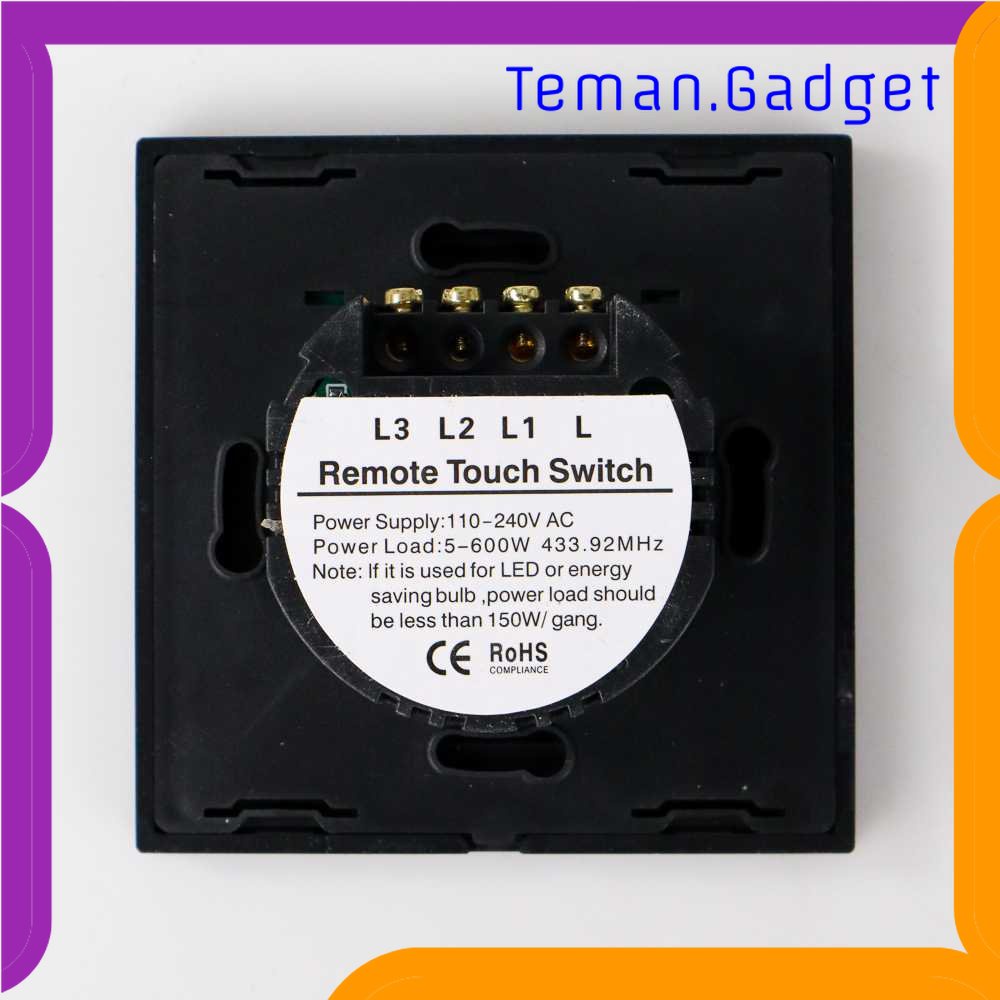 TG-LMP TaffLED Saklar Lampu Luxury Touch LED with Remote - XJG-DH001