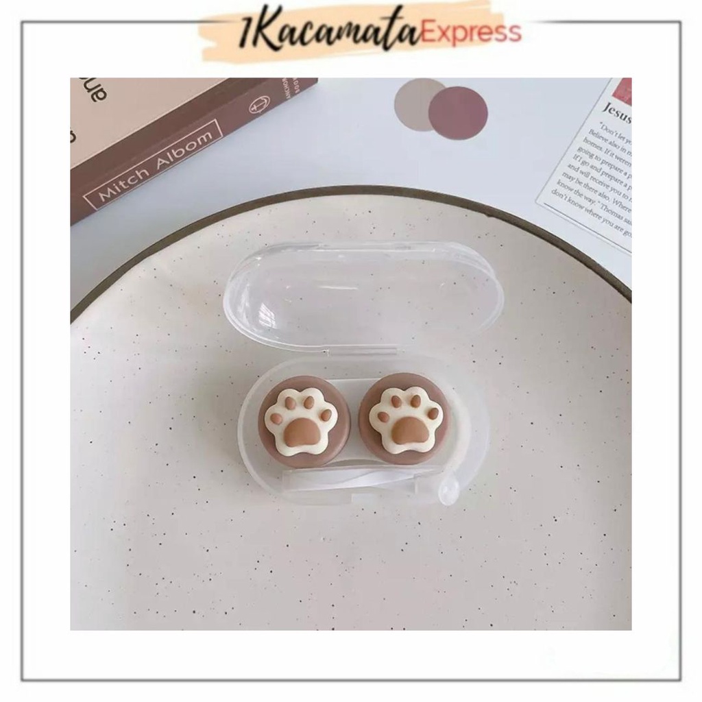 Tempat Kotak Case Softlens mini beruang