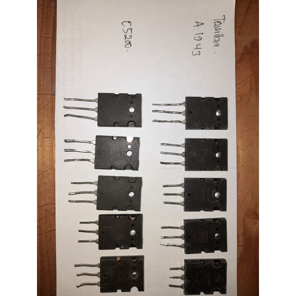 TRANSISTOR TOSHIBA 2SC5200 2SA1943 CABUTAN ORI
