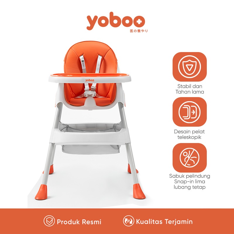 [Baby Friendly] YB-0015 Yoboo Kursi Bayi Baby High Chair Portable