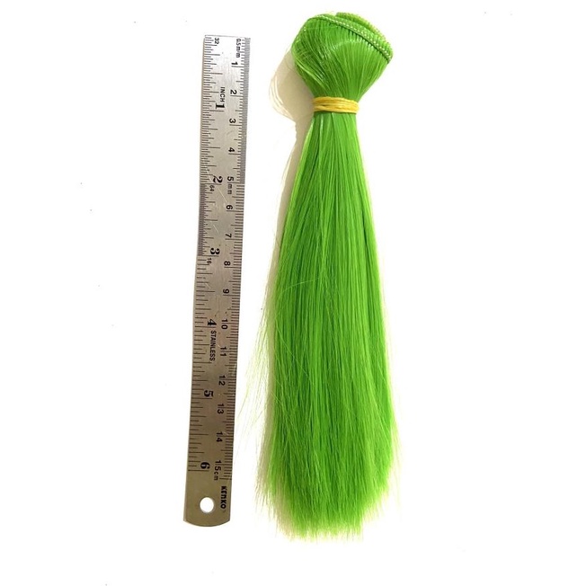 done handymade doll hair rambut boneka lurus bjd wig DL005 - dua