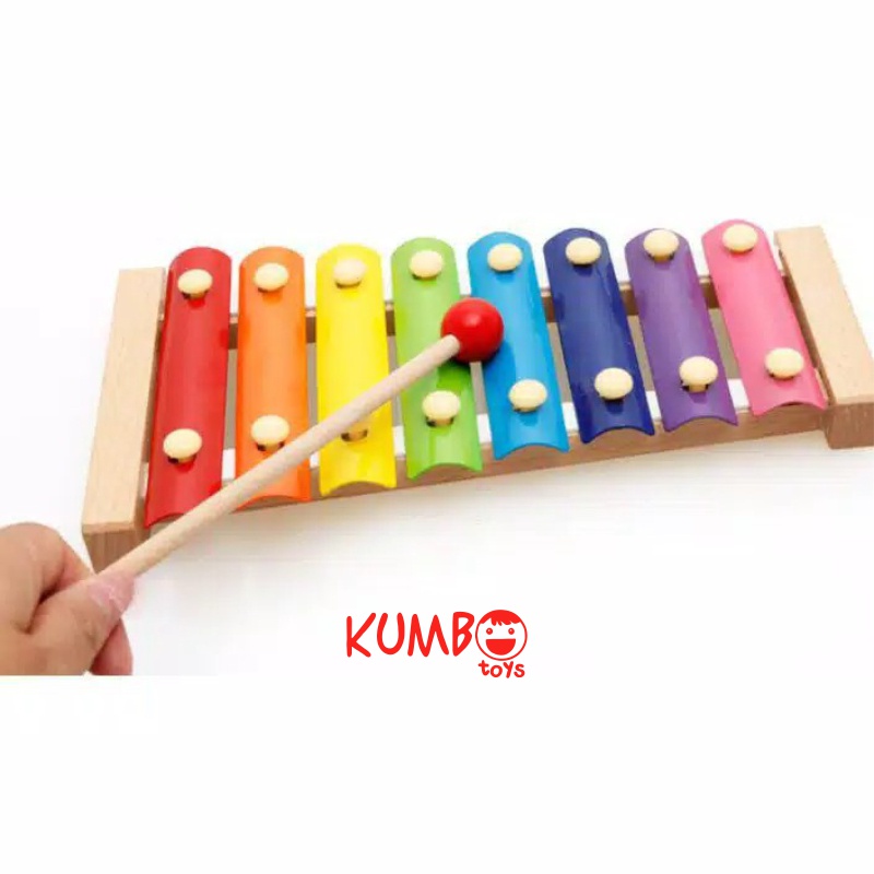 Mainan Edukasi Anak Alat Musik Ketukan Kayu Xylophone