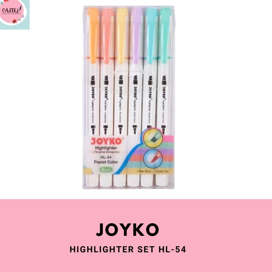

Murah Bulan Ini Joyko Highlighter Pastel Set 6 pcs HL-54