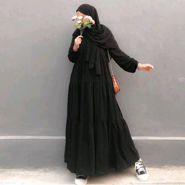 Abaya arab terbaru-gamis turki kekinian-fashion muslimah kekinian-jubah arab mewah-saku coksu terbaru- gamis mulimah remaja terbaru-abaya best seller polos-abaya nisa