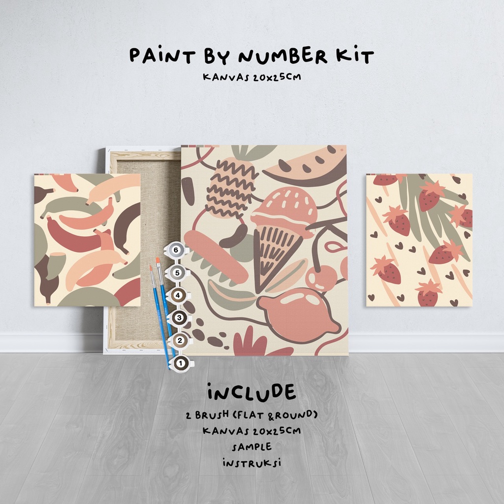 

Paint by Number KIT fruit series Kanvas 20x25cm