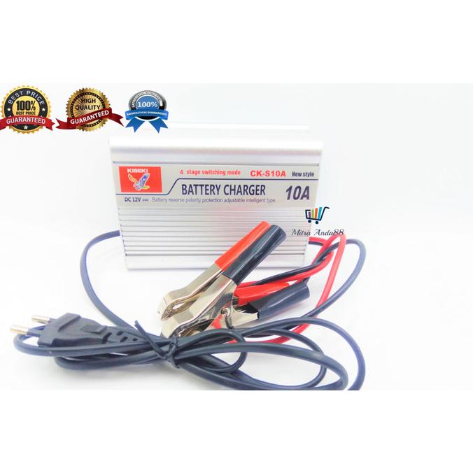 CHARGER AKI KISEKI 10A / CAS AKI / CAS AKI KERING / PENGISI AKI