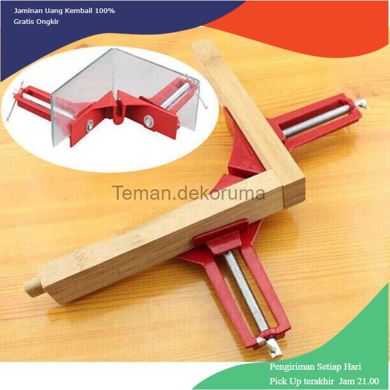 TD-PR2 Taffware Corner Clamp Penjepit Sudut Frame Kayu Angle 90 Derajat 75mm - ZK147