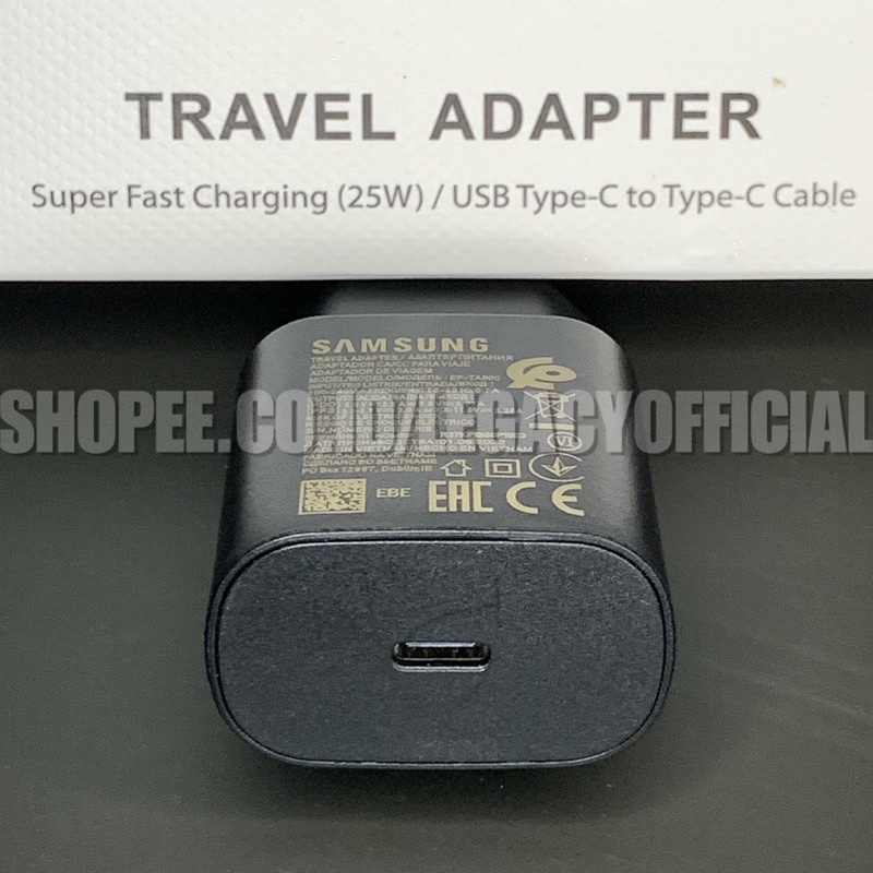 Charger SAMSUNG 25 Watt Original 100% Fast Charging USB C to USB C