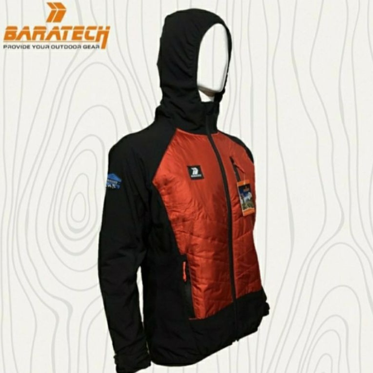 Jaket Baratech Hybride Jaket Gunung Pria Wanita Hiking Adventure Outdoor