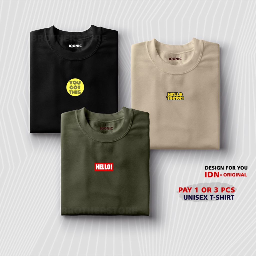 BUY 1 OR 3 PCS ( PROMO COD ) BROTHER STORE / Kaos Distro100% Catoon Combed 24s Tebal / ArticelCELLO