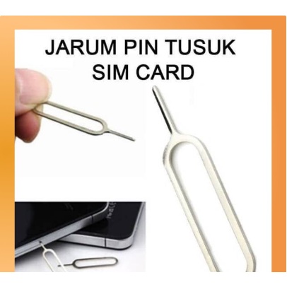 Jarum Pin Tusuk Kartu SIM Card Ejector Card HP Pembuka Sim Tray HP Injector SmartPhone Iphone Samsun