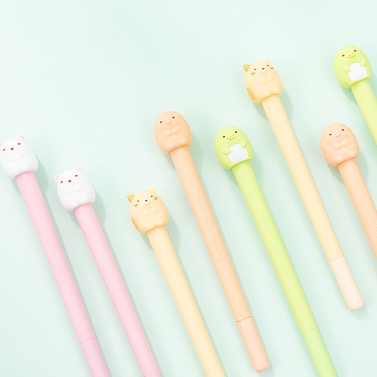 KENSHO Pen Bensia Karakter Sumikkogurashi / Pulpen Aesthetic Cute Import Topper Karet/ Bolpen / Pena