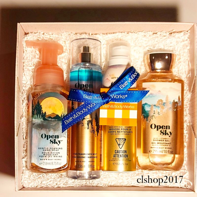 BBW OPEN SKY GIFT SET PAKET BATH &amp; BODY WORKS