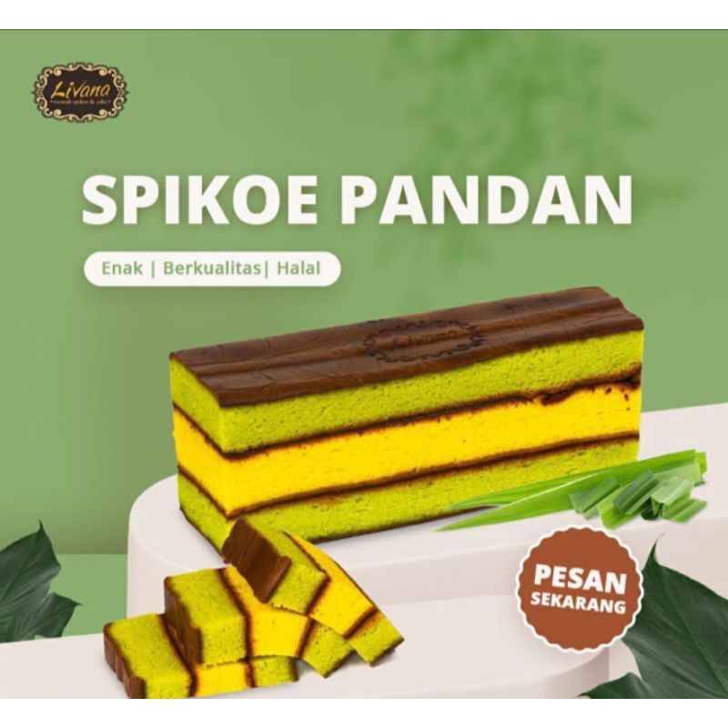 

Spikoe/Spiku/Pandan/Lapis Surabaya Dengan Resep Kuno/Moist & Termurah