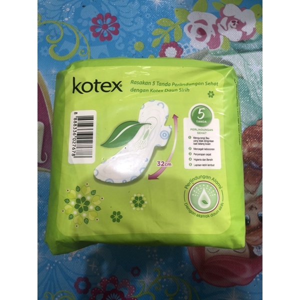 KOTEX Daun Sirih OVERNIGHT WING Ijo