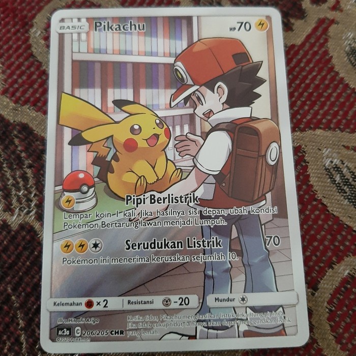 *:*:*:*:*] Kartu Pokemon Indonesia - Pikachu CHR