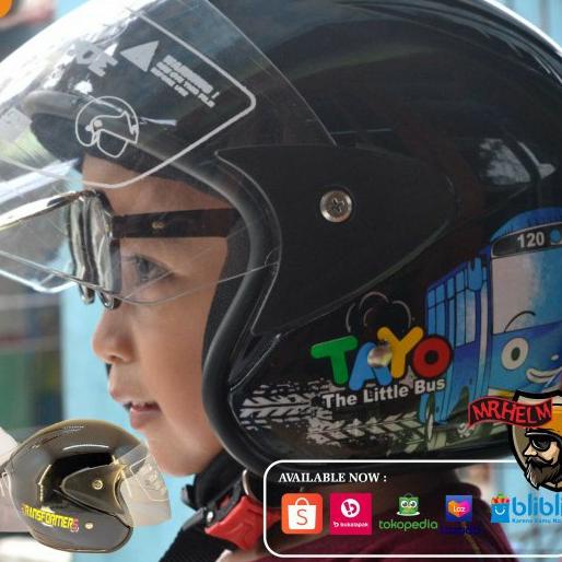 HELM ANAK SNI KARAKTER - Biru, ANAK LAKI LAKI