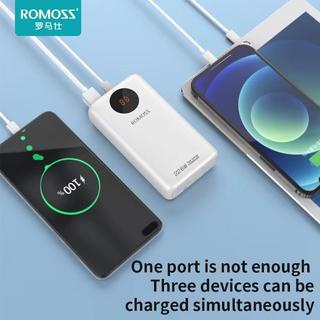 Romoss SW10PF 10000mAh Powerbank 22.5W PD20W 3 input and 3 output Fast Charging Power Bank Applicable to mobile phones and tablets