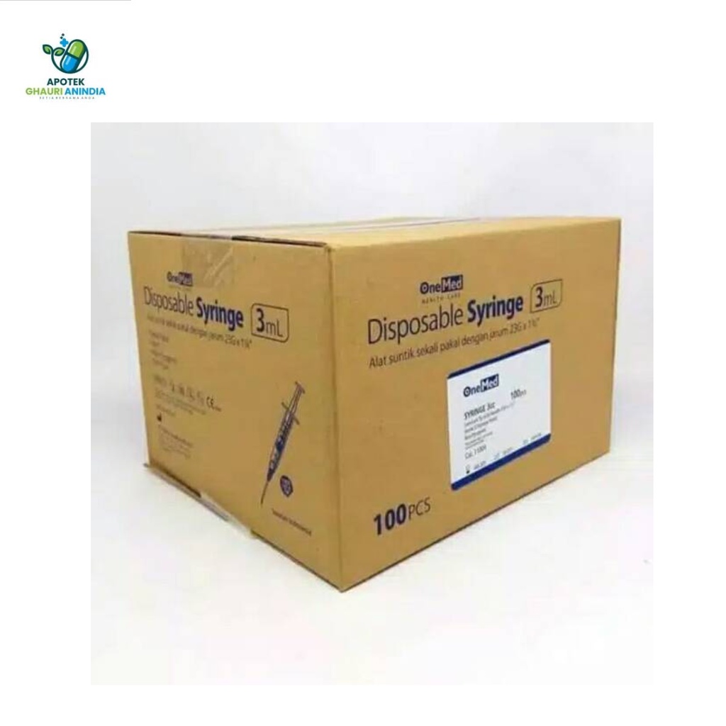 Spuit 3cc onemed ecer