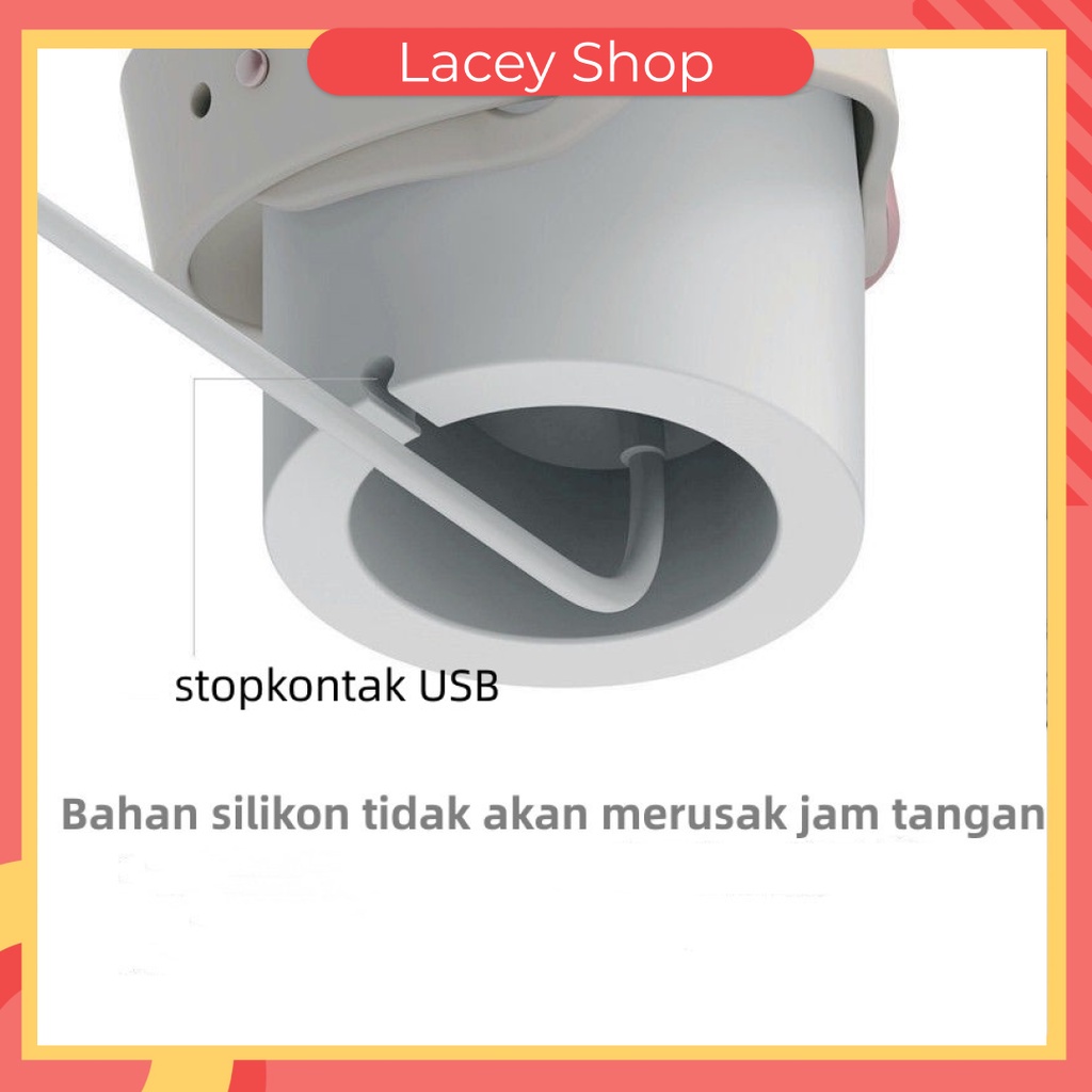 Charger Standing Jam Tangan iWatch 1 2 3 4 5 6 7 SE Bahan Silikon