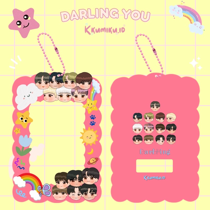 Photocard Holder Dua Sisi Darling You Seventeen Edition by Kkumiku.id