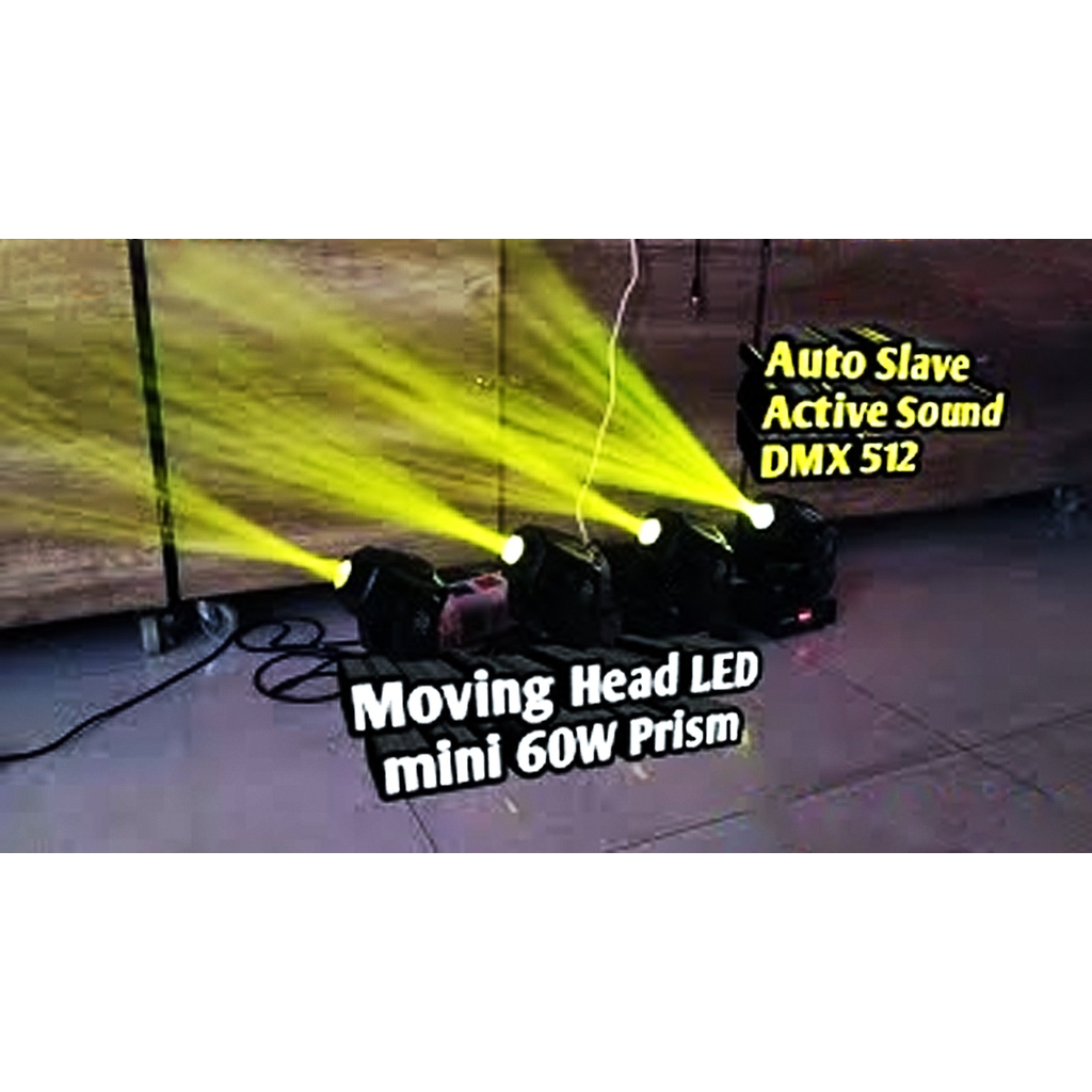 Harga Promo Mini Moving Head 60watt Lampu Panggung Stage Cafe Club Dj