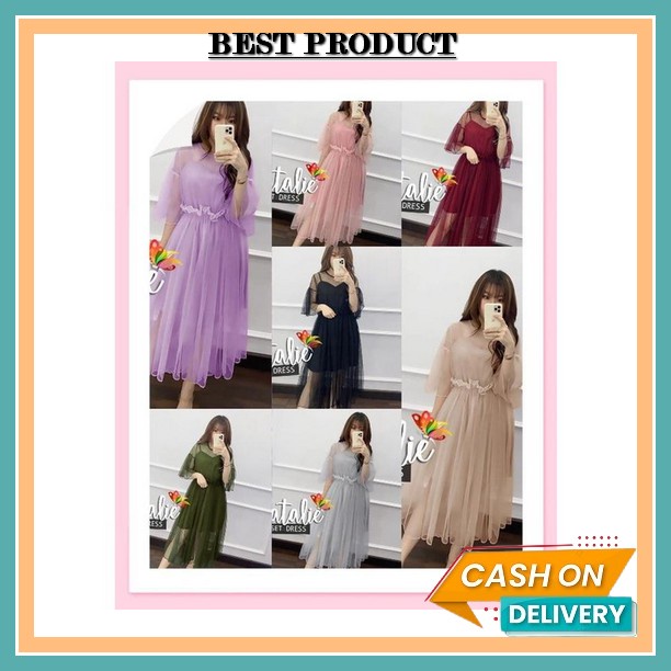 Momelca - Dress Wanita Bigsize Baju Wanita Rosevil Dress Pakaian Wanita Dress Wanita Momelca By Isuk