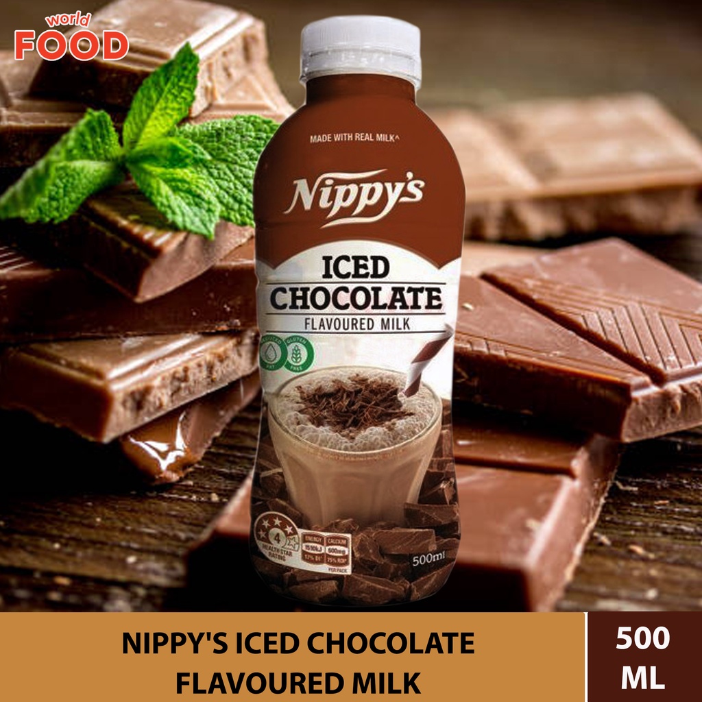 

NIPPY'S ICED CHOCOLATE FLAVOURED MILK BOTTLE 500ML