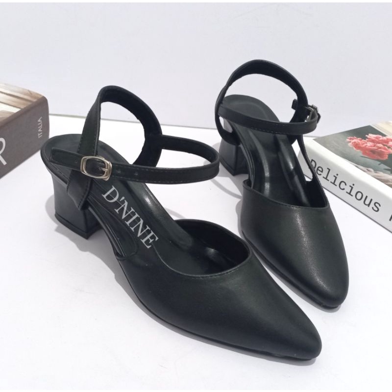 DILLA HD 08 Sepatu Wanita sepatu hak mules 5cm