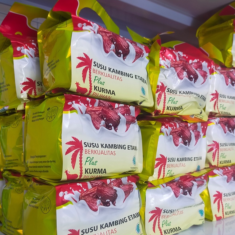 

Paskurma isi 10 Sachet - Susu Kambing Etawa Murni plus Kurma Etawaku Platinum Susu Kurma kualitas Skygoat