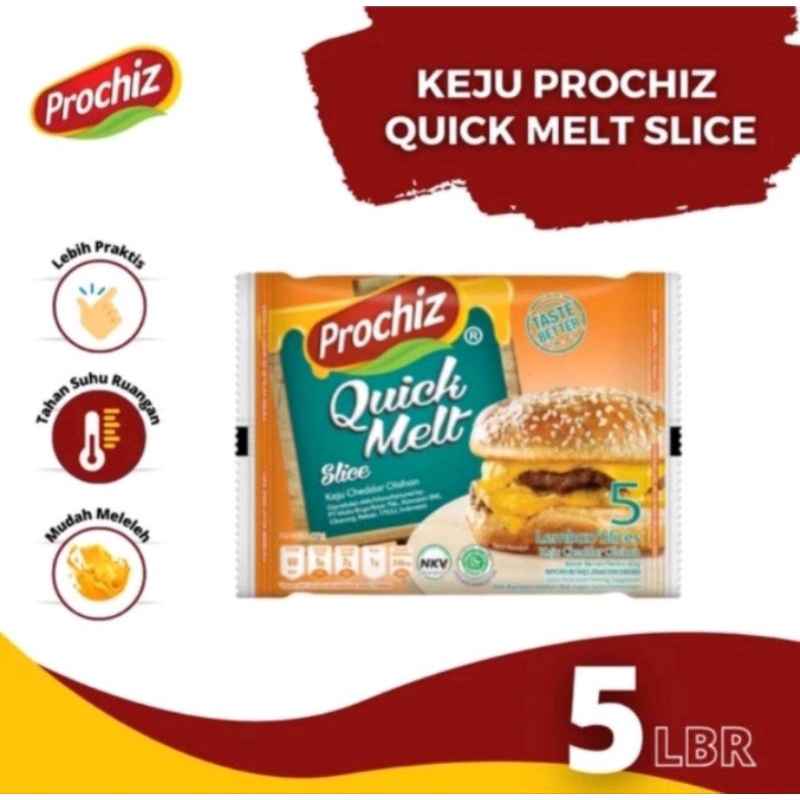 Jual Keju Prochiz Quick Melt Slice Isi Slice Shopee Indonesia