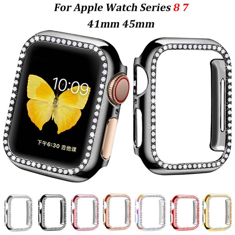 Case Bumper Pelindung Apple Watch Seri 8 7 6 5 4 3 2 1 SE SE2 Ukuran 45mm 41mm 44mm 42mm 40mm 38mm