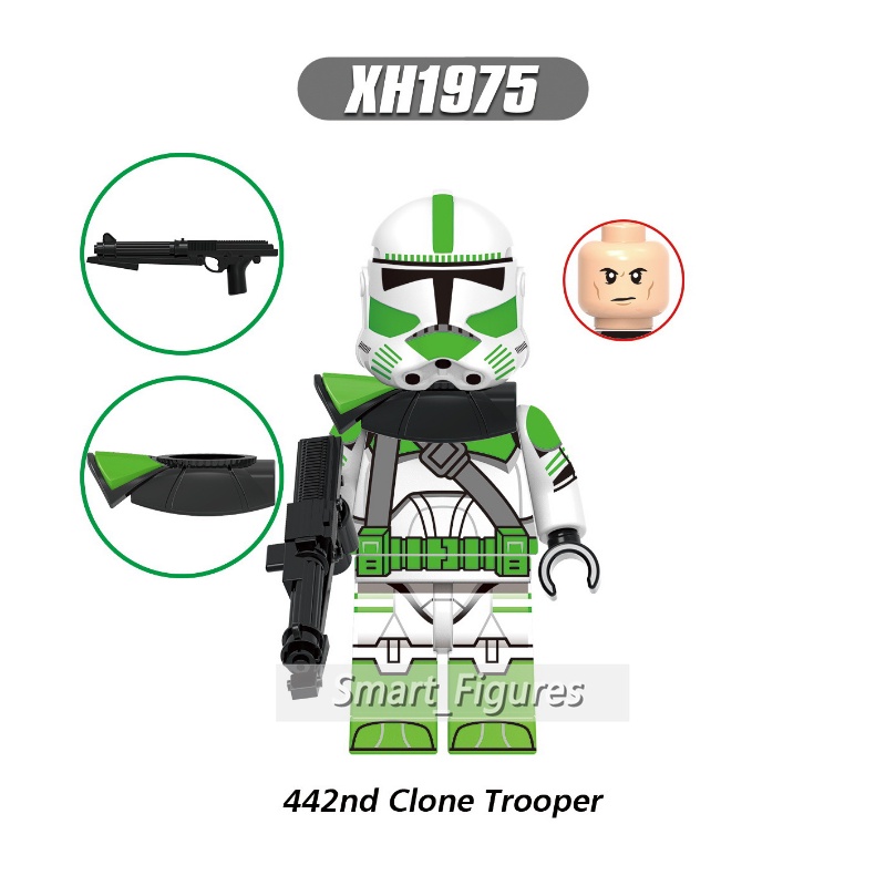 Mainan Action Figure Mini Karakter Star Wars Commander Komposit Doom Appo Anaxes Doom Trooper 442nd Clone X0345