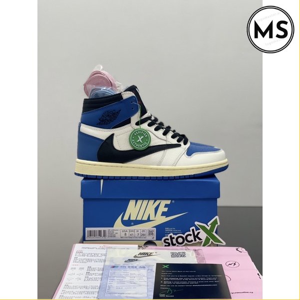 Sepatu Nike Air Jordan 1 High Fragment X Traviz Scoot BNIB Sneakers Ms1