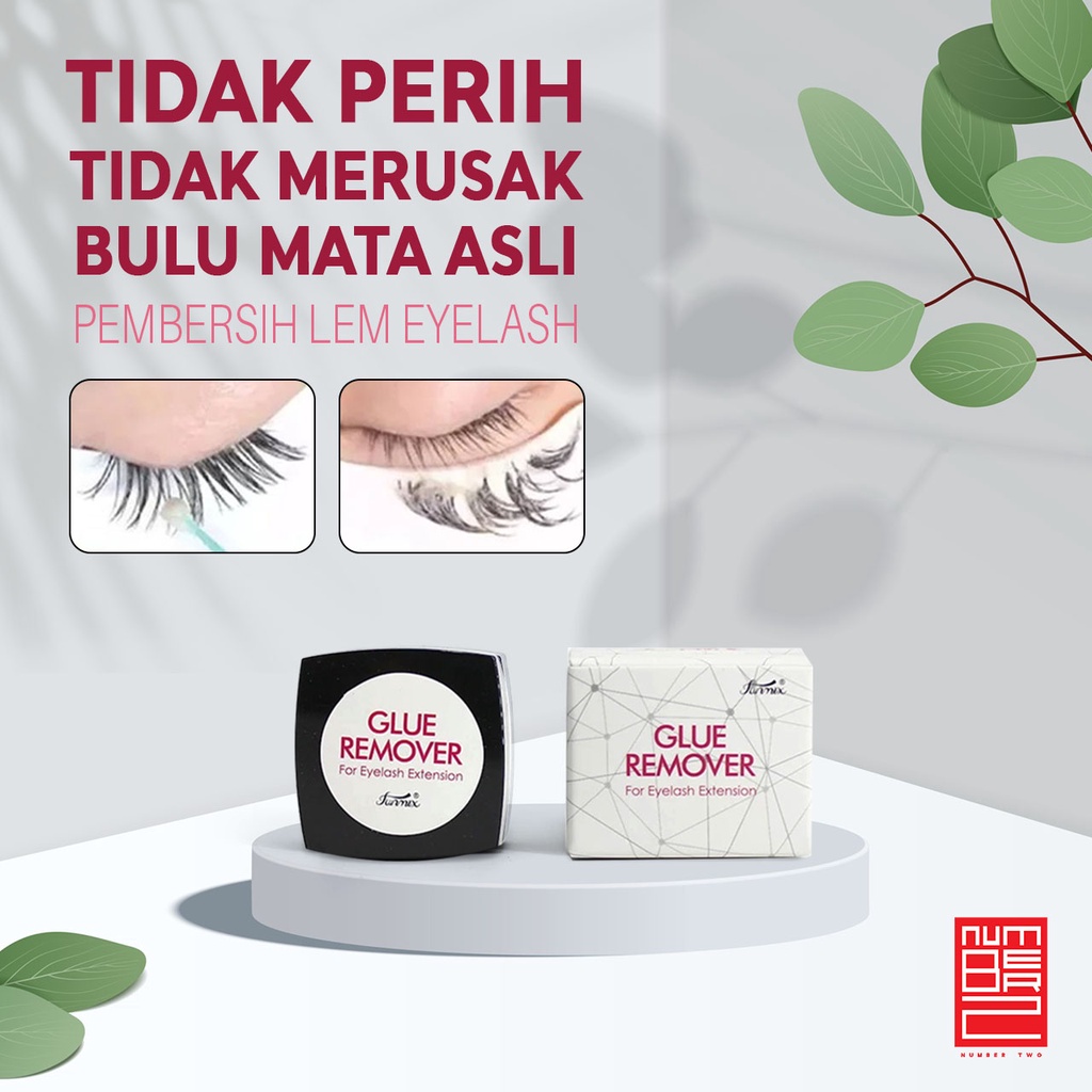 funmix eyelash extension glue remover penghilang lem bulu mata palsu  perontok bulu mata palsu