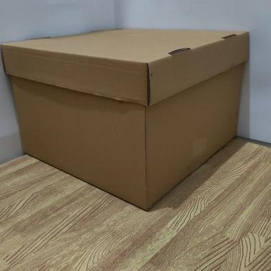 

☛ Box 30x30x20 cm (Set Top/Bot Heebe) Kardus/Karton/Paking/Polos/Hampers え