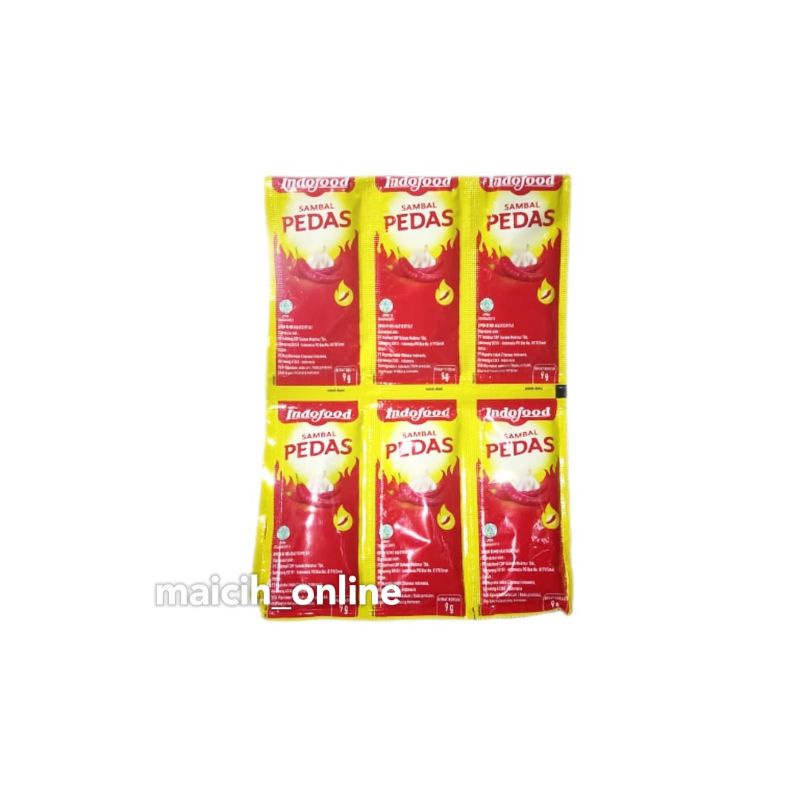 

Saus Indofood Sambal Pedas Saset (isi 36)