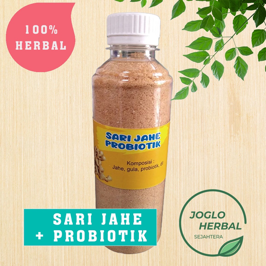 

Sari Jahe Probiotik minuman serbuk asli baik untuk kesehatan 100% Herbal Alami