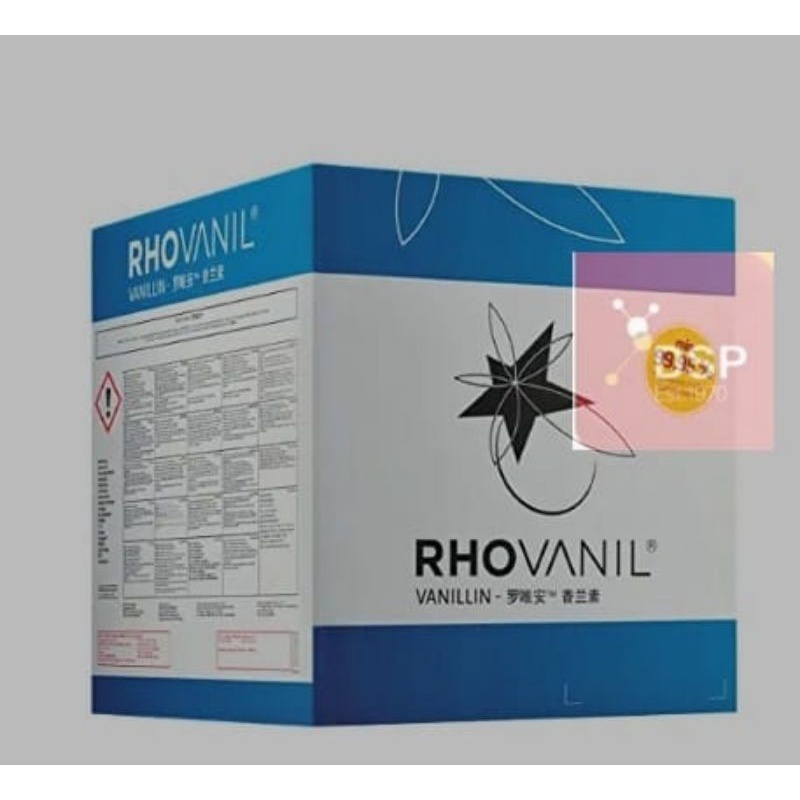 

Essential VanillinVanillin Powder/ Bubuk VaniliMerk SolvayAsal RRTFood Grade PK 1 KG
