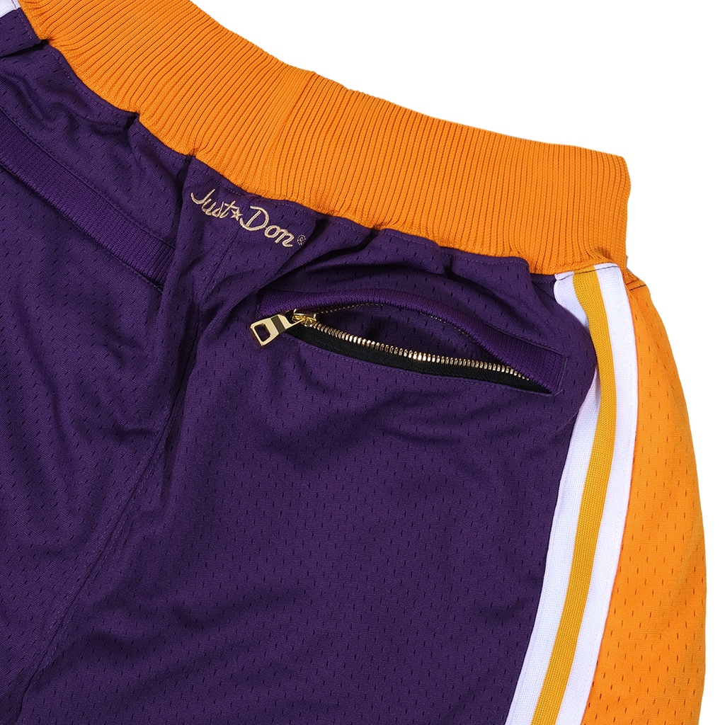 Mitchell &amp; Ness Just Don Lakers Road 1996 Shorts Purple